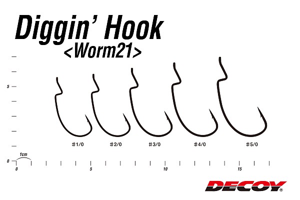  Worm 21 Diggin Hook