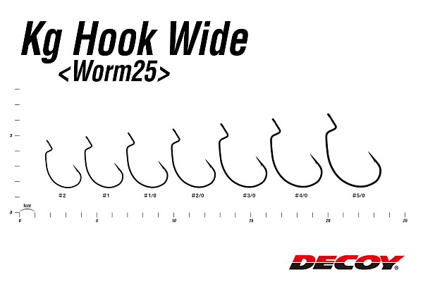  Worm 25 Kg Hook Wide