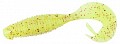 Keitech Flapper Grub 4" #PAL01 Chartreuse Red Flake